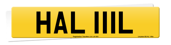 Registration number HAL 111L